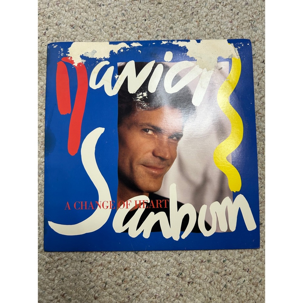 David Sanborn A Change of Heart Vinyl LP 1987 Jazz Fusion 1-25479 Warner Bros